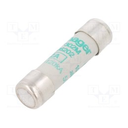 1 pcs x HAGER - LF302M - Fuse: fuse, aM,time-lag, 2A, 500VAC, cylindrical,industrial