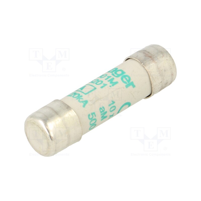 1 pcs x HAGER - LF301M - Fuse: fuse, aM,time-lag, 1A, 500VAC, cylindrical,industrial