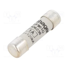 1 pcs x HAGER - LF301G - Fuse: fuse, gG,time-lag, 1A, 500VAC, cylindrical,industrial