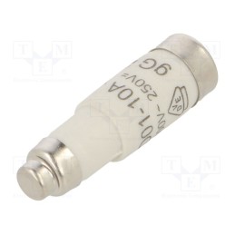 1 pcs x HAGER - LE1410 - Fuse: fuse, gG,time-lag, 10A, 400VAC, 250VDC, D01