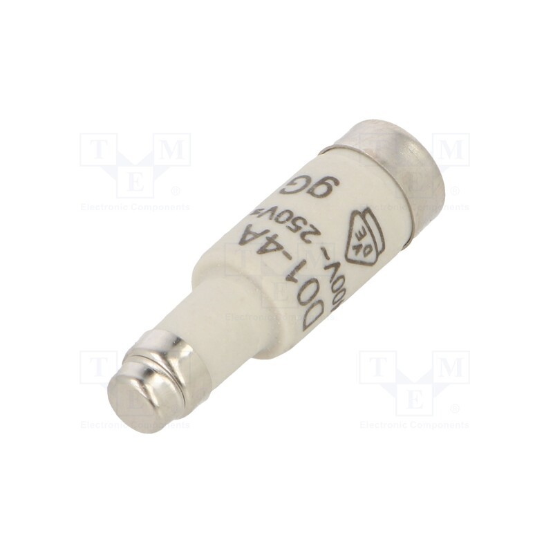 1 pcs x HAGER - LE1404 - Fuse: fuse, gG,time-lag, 4A, 400VAC, 250VDC, D01
