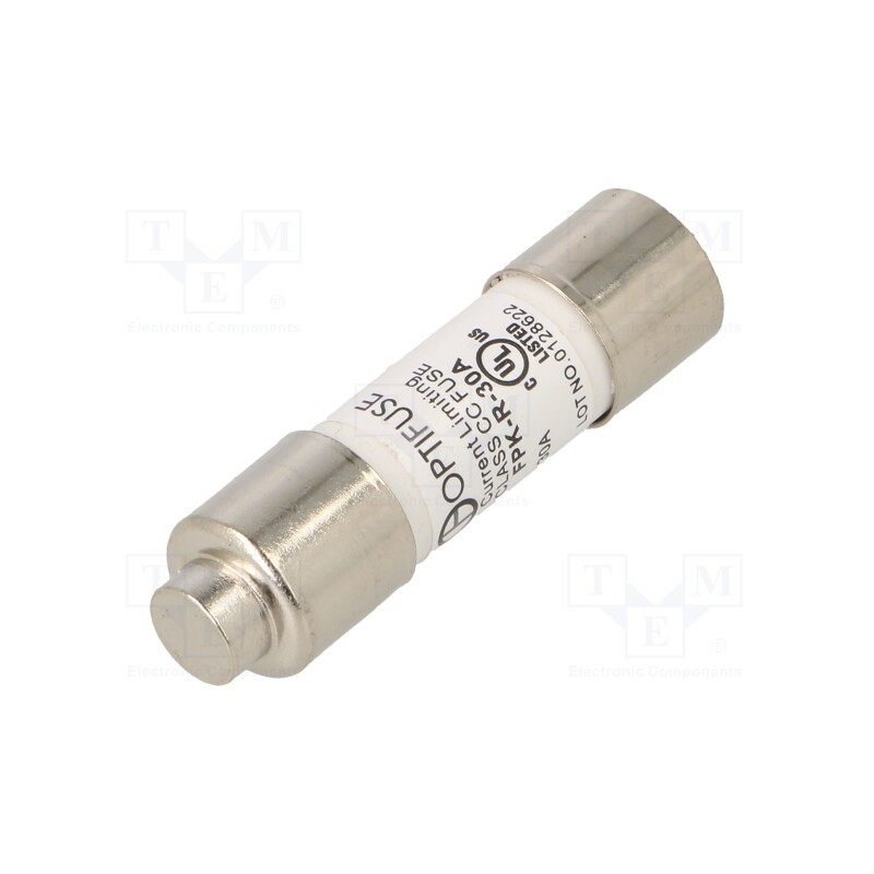 1 pcs x OPTIFUSE - FPK-R-30A - Fuse: fuse, quick blow, 30A, 600VAC, 600VDC, 10.4x38.1mm