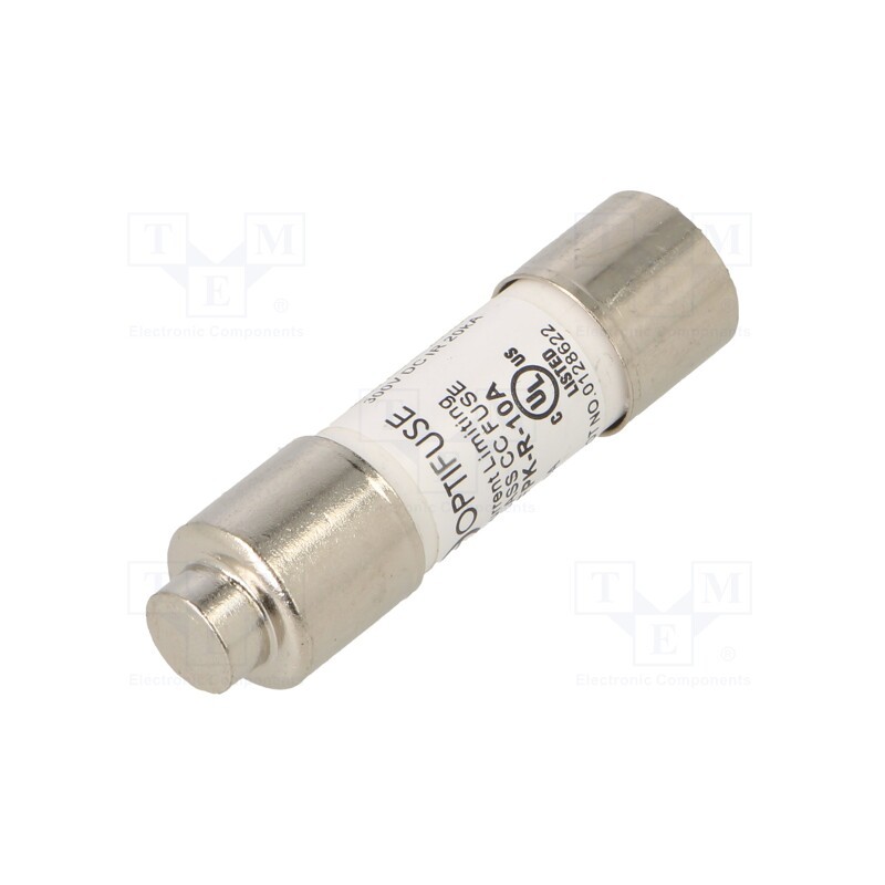 1 pcs x OPTIFUSE - FPK-R-10A - Fuse: fuse, quick blow, 10A, 600VAC, 600VDC, 10.4x38.1mm