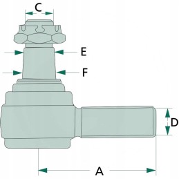 Tie rod ball joint 38715298