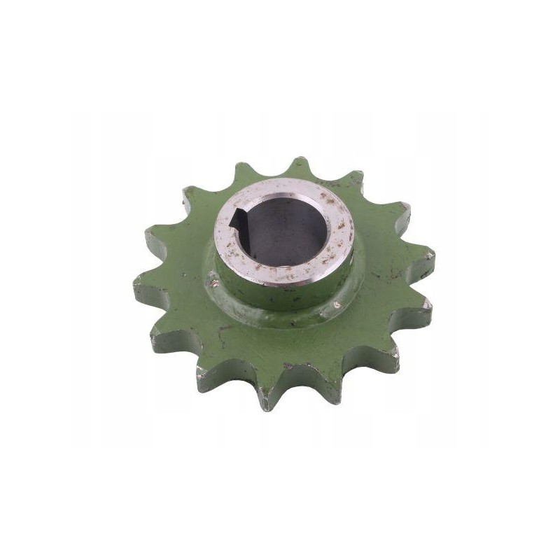 Steel chain wheel with 14 1 fi 35 spread