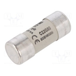 1 pcs x BUSSMANN - C22G80 - Fuse: fuse, gG, 80A, 500VAC, ceramic,cylindrical,industrial