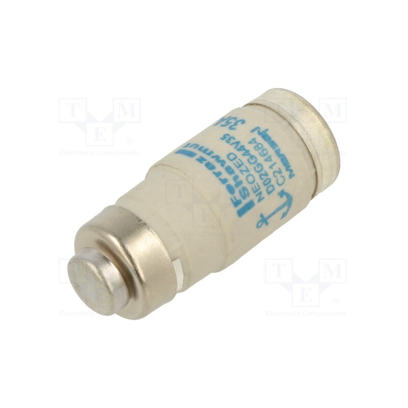 1 pcs x MERSEN - D02GG44V35/10 - Fuse: fuse, gG, 35A, 440VAC, 250VDC, industrial, D02
