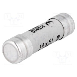 1 pcs x BUSSMANN - C14G16 - Fuse: fuse, 16A, 690VAC, ceramic,cylindrical,industrial, 14x51mm