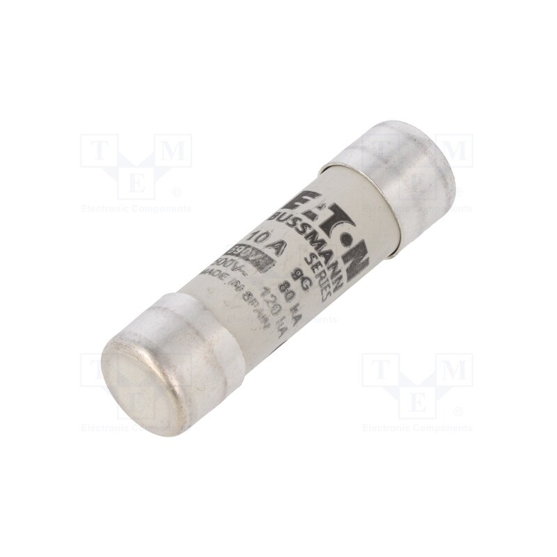 1 pcs x BUSSMANN - C14G10 - Fuse: fuse, gG, 10A, 690VAC, ceramic,cylindrical,industrial