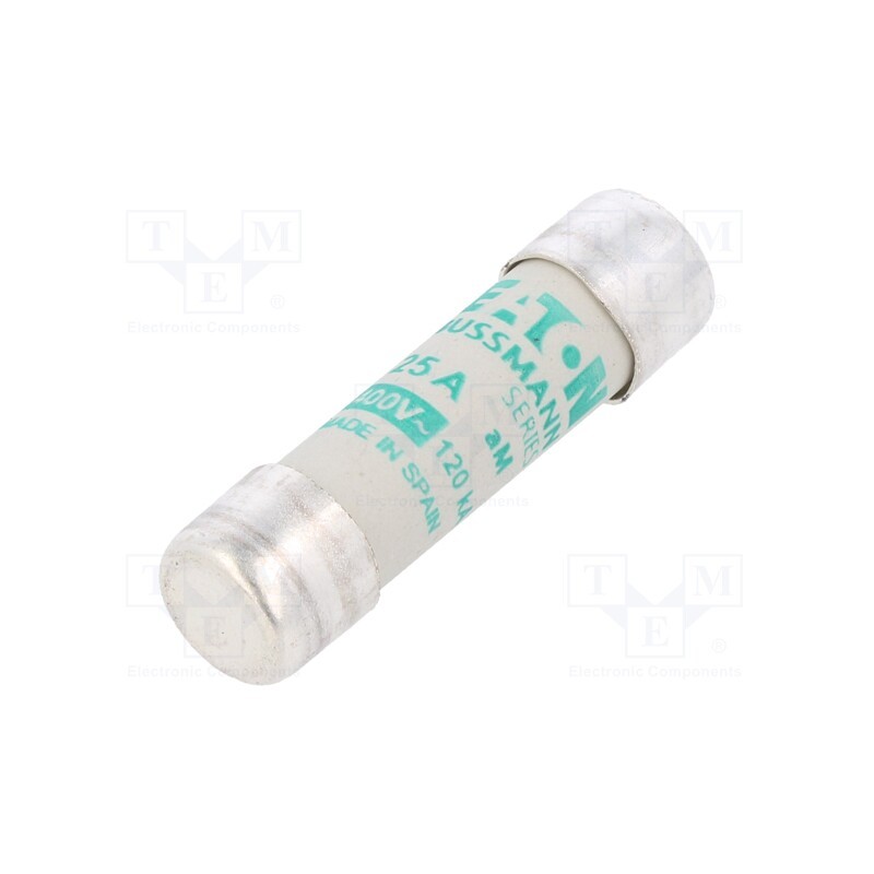 1 pcs x BUSSMANN - C10M25 - Fuse: fuse, aM, 25A, 400VAC, ceramic,cylindrical,industrial