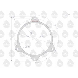 Gasket for the cover of the locking mechanism krazelite 0 5m