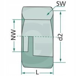 Union nut 374203906 10