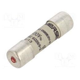 1 pcs x MERSEN - FR10GG50V4I - Fuse: fuse, gG,time-lag, 4A, 500VAC, 250VDC, 10x38mm