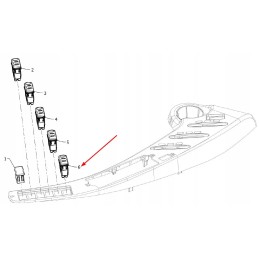 P5s48101002 hydraulic drive panel button