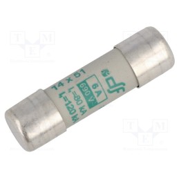 1 pcs x DF ELECTRIC - 441006 - Fuse: fuse, aM, 6A, 500VAC, ceramic,cylindrical,industrial