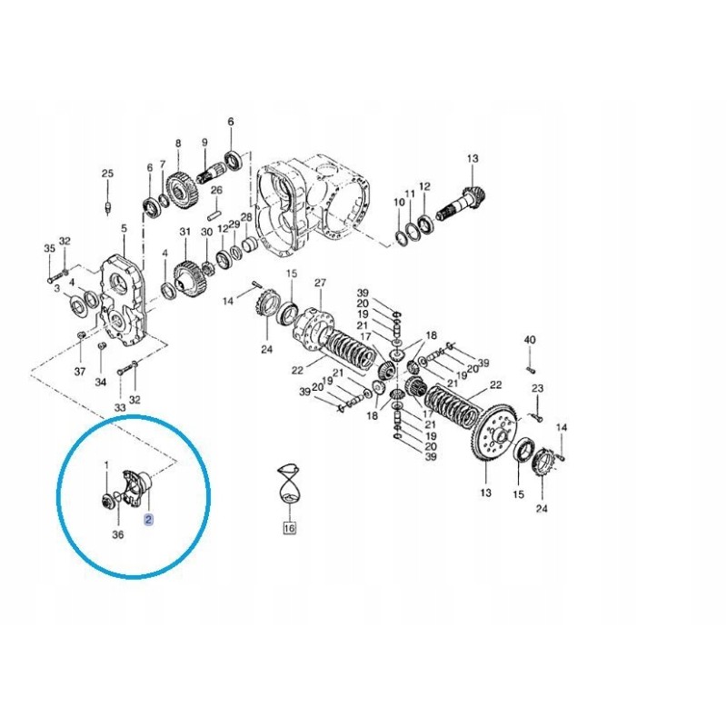 Collar new holland lm 85813909 cnh