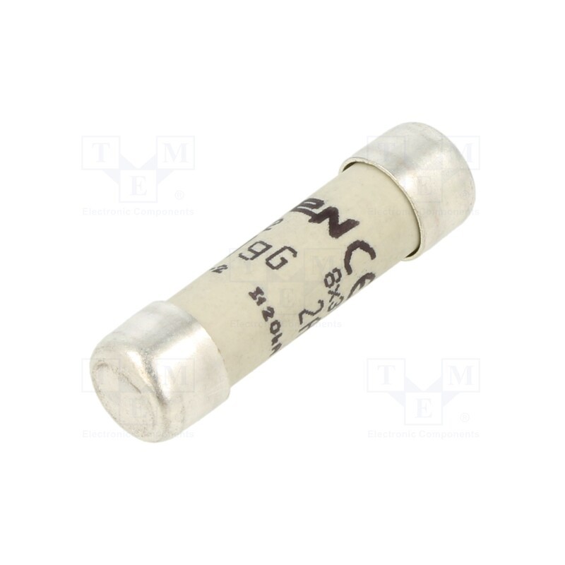1 pcs x SCHNEIDER ELECTRIC - DF2BN0200 - Fuse: fuse, gG, 2A, 400VAC, ceramic, 8.5x31.5mm