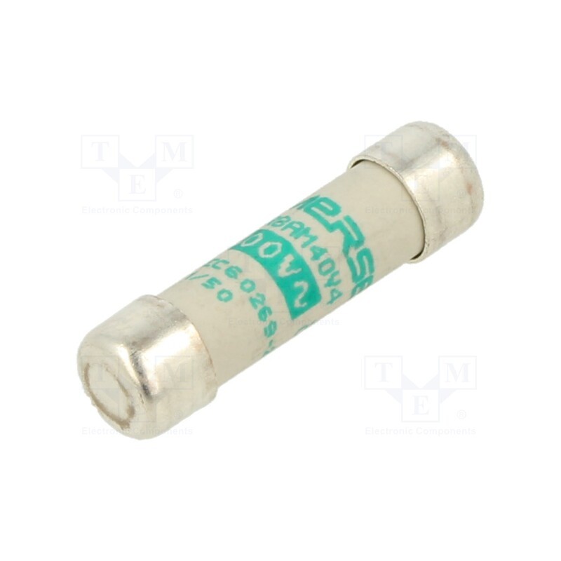 1 pcs x SCHNEIDER ELECTRIC - DF2BA0400 - Fuse: fuse, aM, 4A, 400VAC, ceramic, 8.5x31.5mm