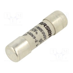 1 pcs x MERSEN - FR10GG50V20 - Fuse: fuse, gG,time-lag, 20A, 500VAC, 250VDC, 10x38mm