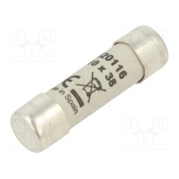 1 pcs x DF ELECTRIC - 420116 - Fuse: fuse, gG, 16A, 500VAC, 250VDC, 10.3x38mm