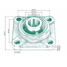 Bearing ucf 203 ucf203