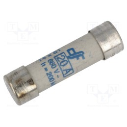 1 pcs x DF ELECTRIC - 491245 - Fuse: fuse, aR, 20A, 690VAC, ceramic,cylindrical,industrial