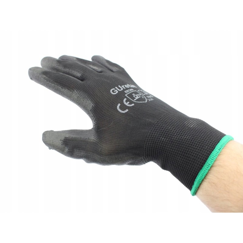 Gloves coated with polyurethane punyl 10 59028417004