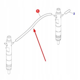 4224806m1 injector fuel line