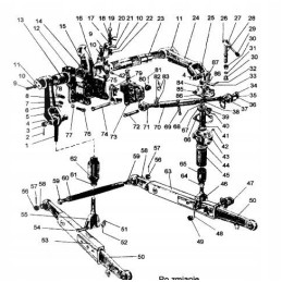 Crown nut rear right Mtz Pronar Belarus