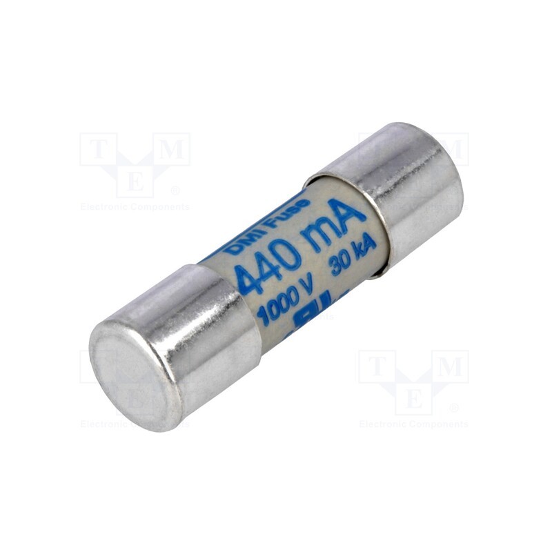 1 pcs x SIBA - 5021006.0,44 - Fuse: fuse, aR, 0.44A, 1kVAC, 1kVDC, 10x35mm, URZ