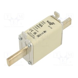 1 pcs x DF ELECTRIC - 381115 - Fuse: fuse, gG, 10A, 500VAC, 250VDC, ceramic, NH0