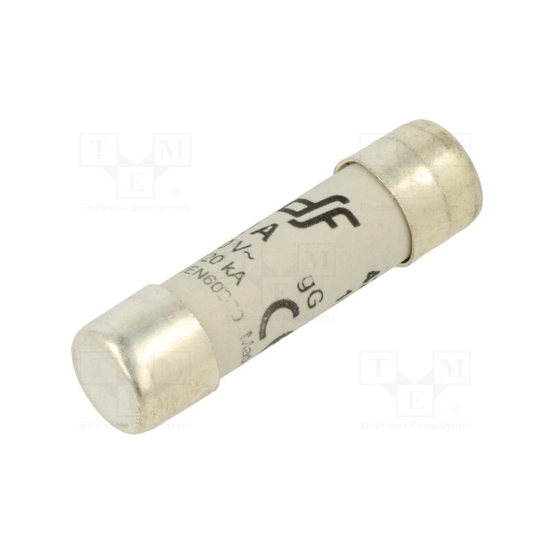 1 pcs x DF ELECTRIC - 420112 - Fuse: fuse, gG, 12A, 500VAC, 250VDC, 10.3x38mm