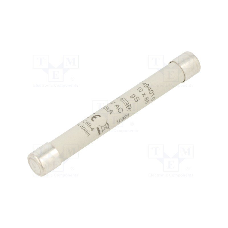 1 pcs x DF ELECTRIC - 494010 - Fuse: fuse, gS, 10A, 1kVAC, ceramic,industrial, 10x85mm