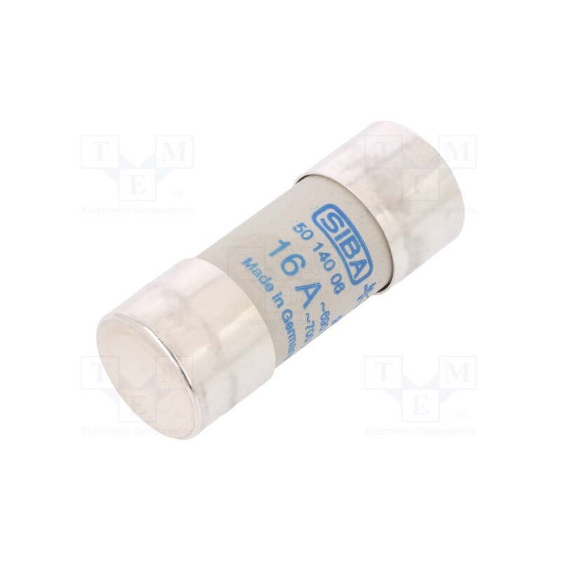 1 pcs x SIBA - 5014006.16 - Fuse: fuse, gR, 16A, 690VAC, ceramic,cylindrical,industrial