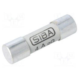 1 pcs x SIBA - 5006308.4 - Fuse: fuse, gG, 4A, 500VAC, ceramic,cylindrical,industrial