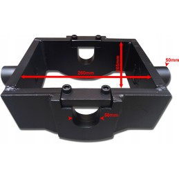 Solid mounting of the new type 1850 actuator cradle