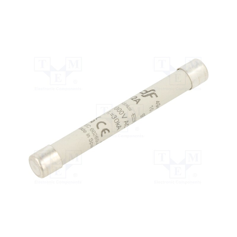 1 pcs x DF ELECTRIC - 494012 - Fuse: fuse, gS, 12A, 1kVAC, ceramic,industrial, 10x85mm