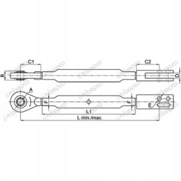 Claas Renault Massey Ferguson lift hanger