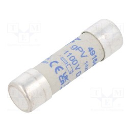 1 pcs x DF ELECTRIC - 491648 - Fuse: fuse, gPV, 20A, 1.1kVDC, ceramic,cylindrical,industrial