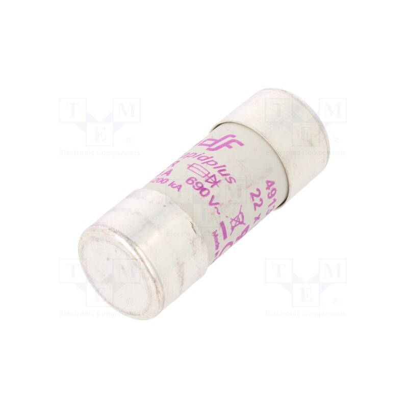 1 pcs x DF ELECTRIC - 491315 - Fuse: fuse, aR, 40A, 690VAC, 700VDC, 22x58mm