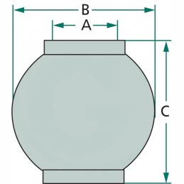 Top connector ball, category 2 3 20012061
