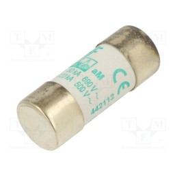 1 pcs x DF ELECTRIC - 442112 - Fuse: fuse, aM, 12A, 690VAC, ceramic,cylindrical,industrial