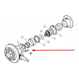 6005030454 differential lock screw