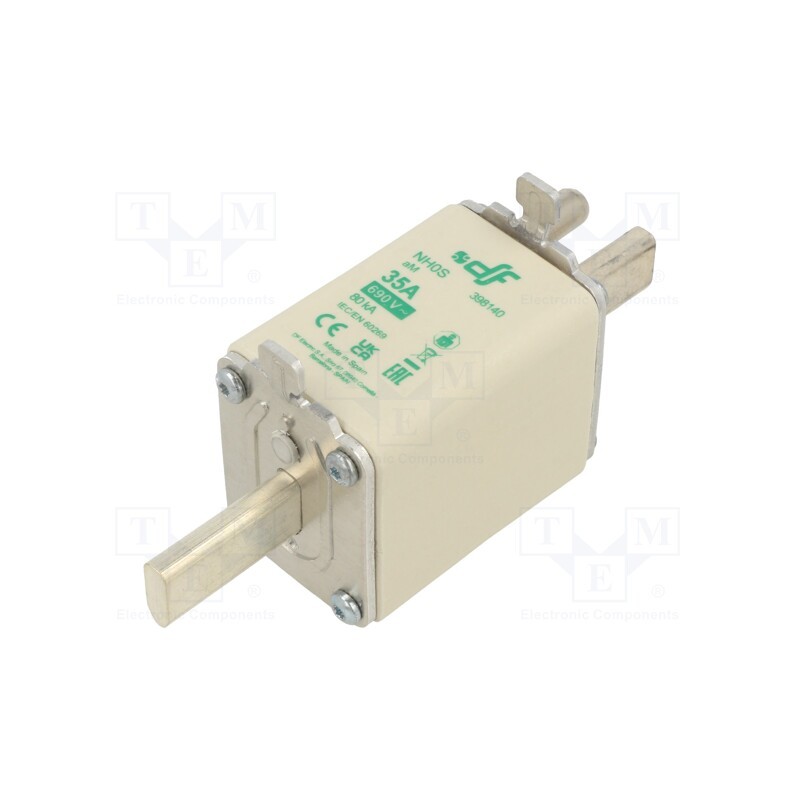 1 pcs x DF ELECTRIC - 398140 - Fuse: fuse, aM, 35A, 690VAC, NH0S