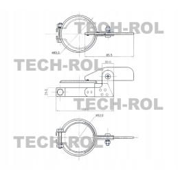 Cover, muffler flap, c330 c360 mf fi52mm
