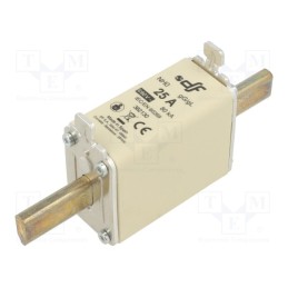 1 pcs x DF ELECTRIC - 382130 - Fuse: fuse, gG, 25A, 690VAC, 440VDC, ceramic, NH0