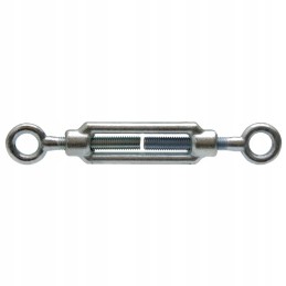 Turnbuckle eyelet, galvanized, m12x140mm