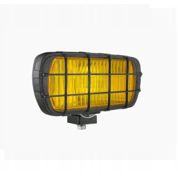Yellow halogen fog lamp with grille