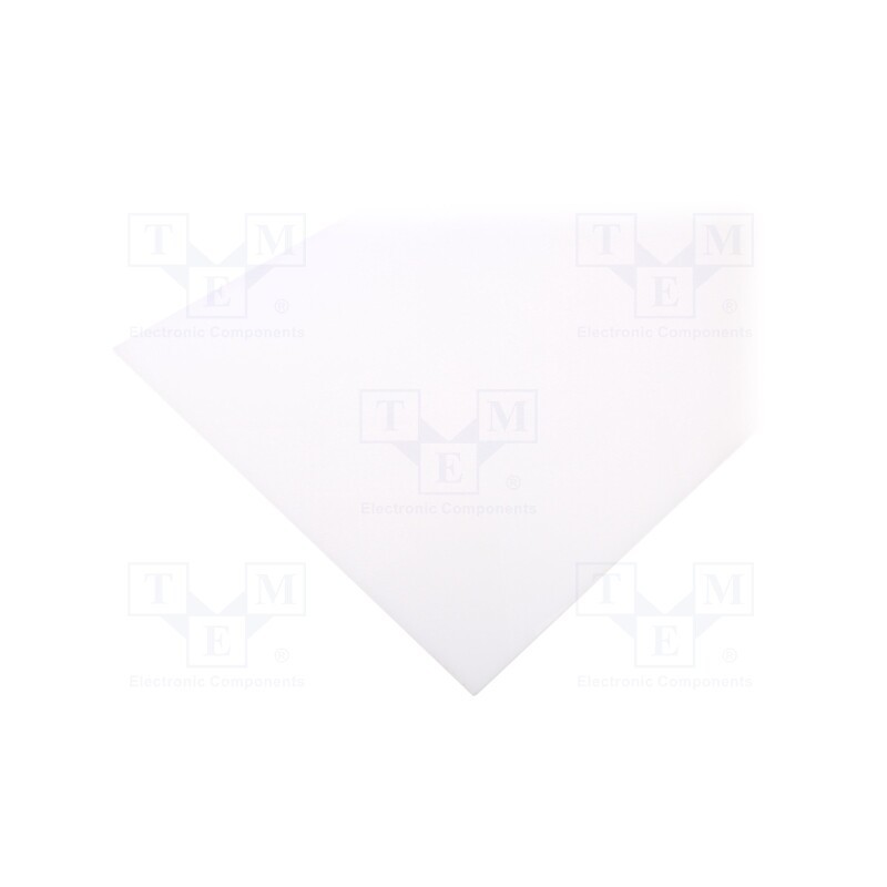 1 pcs x ANTALIS - 533906.030005 - Sheet, Dim: 300x500mm, Thk: 3mm, milky, 0.15m2, akrylon