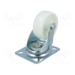 1 pcs x RADER - KPE-PPB 80S - Transport wheel, Ø: 80mm, W: 32mm, H: 105mm, torsional, 110kg, PPB